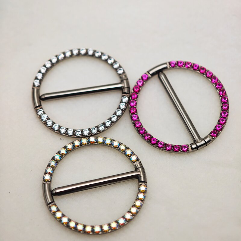 Wholesale titanium G23 Titanium Helix Piercing Sexy Nipple Ring Nipple Shield adjust nipple rings Jewelry for Women Girls