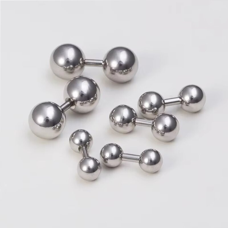 Wholesale 316L Piercing 1 Piece Big Ball 316L Externally Threaded Straight  Barbell Vaginal piercing jewelry for Unisex Surgical Steel PA Sexy Piercings