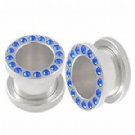 Wholesale jeweled ear plug&tunnel piercing