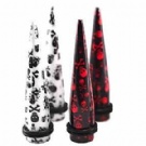 Wholesale acrylic skull fake cheater ear plugs