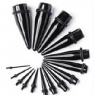 Wholesale black acrylic fake ear expander