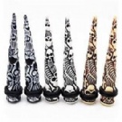 Wholesale acrylic skull gauge ear tapers