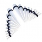 Wholesale fashion white taper ear gauge
