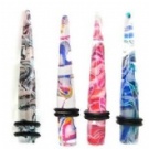 Wholesale fashion acrylic fake ear plug earrings