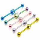 Wholesale crystal steel industrial barbell