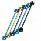 Wholesale fashion industrial piercing barbells