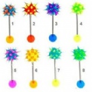 Wholesale acrylic body jewelry tongue rings