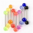 Wholesale acrylic barbell tongue ring