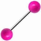 Wholesale hot pink tongue ring