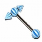 Wholesale unique uv acrylic tongue ring piercing