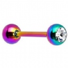 Wholesale rainbow tongue ring body jewelry