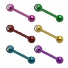 wholesale crystal plated barbell tongue ring