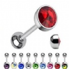 wholesale 2013 crystal barbell tongue ring