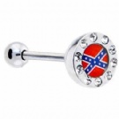 wholesale crystal tongue ring piercing