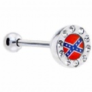 wholesale crystal tongue ring piercing