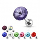 wholesale 2013 crystal  tongue ring piercing