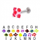 wholesale acrylic labret studs