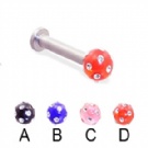wholesale crystal new uv lip ring