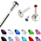 wholesale 2013 crystal steel  lip ring