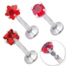 wholesale crystal lip piercing ring