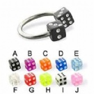 wholesale dice cbr piercing jewelry