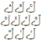 wholesale new crystal nose rings