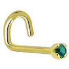 wholesale gold plated crystal nose rings