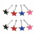 wholesale enamel star nose studs