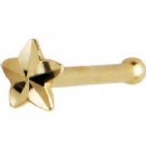 wholesale gold plated star nose rings
