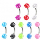 wholesale dice eyebrow rings