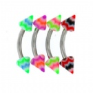 wholesale acrylic eyebrow rings