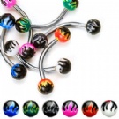 wholesale logo eyebrow ring piercing