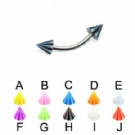 wholesale 2013 acrylic eyebrow ring sizes