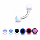 wholesale heart eyebrow ring piercing jewelry
