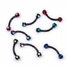 wholesale new crystal eyebrow rings