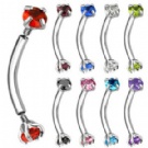 wholesale unique crystal eyebrow rings jewelry