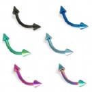 wholesale plated eyebrow rings body jewelry