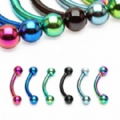 wholesale anodized eyebrow barbell
