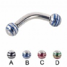 wholesale steel eyebrow piercing rings
