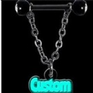 wholesale glow in the dark nipple rings piercing