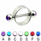 wholesale stainless steel nipple ring