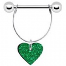 wholesale dangle heart nipple ring jewelry