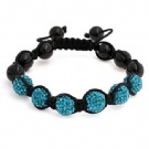 Wholesale crystal infinity shamballa bracelet