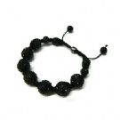 Wholesale black shamballa bracelet