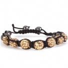 Wholesale yellow shamballa bracelet