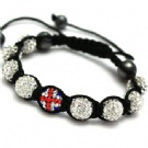 Wholesale new flag shamballa bracelet