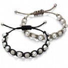 Wholesale pearl shamballa bracelet