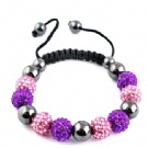 Wholesale multicolor shamballa bracelet