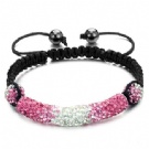 Wholesale pink fashion shamballa bracelet