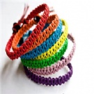 wholesale colorful hemp bracelet